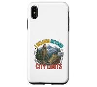 Carcasa para iPhone XS MAX Diseño de Aventuras al Aire Libre I Belong Beyond City Limits