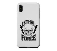 Carcasa para iPhone XS MAX Diseño de Calavera de Fuerza letal - Bold Lightning Bolt Gothic