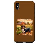 Carcasa para iPhone XS MAX Diseño de Campo Rural de Perro Pastor Australiano