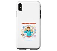 Carcasa para iPhone XS MAX Diseño de Conciencia Atrapado en mi Mente Pensando Demasiado