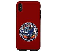 Carcasa para iPhone XS MAX Diseño de Dibujos Animados clásicos de Muscle Cars y Hotrods Forever USA