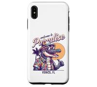 Carcasa para iPhone XS MAX Diseño de Estilo Retro Venice Florida Paradise Cocodril