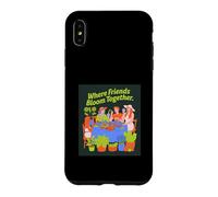 Carcasa para iPhone XS MAX Diseño de Fiesta de jardín Donde los Amigos florecen Juntos