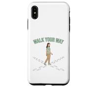 Carcasa para iPhone XS MAX Diseño de motivación de Camino Personal Walk Your Way