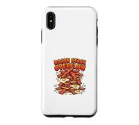 Carcasa para iPhone XS MAX Diseño Divertido de Bacon Stack Overflow para desayunar
