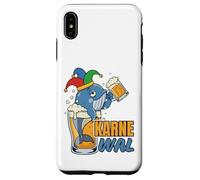 Carcasa para iPhone XS MAX Diseño Divertido de Carnaval con Texto en alemán Ich Bin Ein Karnewal