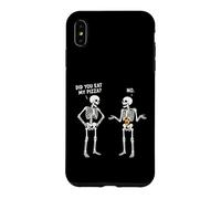 Carcasa para iPhone XS MAX Diseño Divertido y Bonito de Did You Eat My Pizza Skeleton