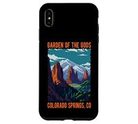 Carcasa para iPhone XS MAX Diseño escénico del Jardín de los Dioses, Colorado Springs, Colorado, EE. UU.