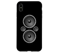 Carcasa para iPhone XS MAX Disfraz DE Altavoces ESTÉREO DE Halloween DE Audio Pretend I'm A Stereo