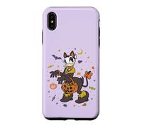 Carcasa para iPhone XS Max Disney Daisy Duck Halloween Black Cat Trick-or-Treat Icons
