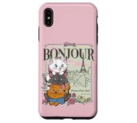 Carcasa para iPhone XS Max Disney The Aristocats Marie Toulouse & Berlioz Bonjour