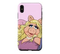 Carcasa para iPhone XS Max Disney The Muppets Miss Piggy Big Face Pink