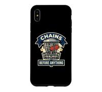 Carcasa para iPhone XS MAX Divertida Cesta de Golf Chains Before Anything Frisbee Sport