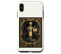 Carcasa para iPhone XS MAX Divertida Enfermera Tarot Card El Turno de Noche Esqueleto enfermería