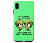 Carcasa para iPhone XS MAX Divertida Ropa de Humor de Guilty Alien Duo, Solo Recuerda los dichos