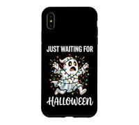 Carcasa para iPhone XS MAX Divertidas Luces de Navidad Fantasmas Esperando Halloween