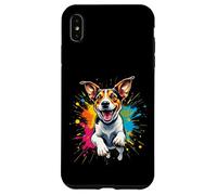 Carcasa para iPhone XS MAX Divertido Arte de Jack Russell Dog Splash Lovers