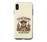 Carcasa para iPhone XS MAX Divertido Corgi Cowboy in Low Places Country Friends Dog Humor