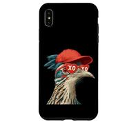 Carcasa para iPhone XS MAX Divertido Correcaminos Gafas Sol Chaparral Ave Ilustración
