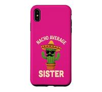 Carcasa para iPhone XS MAX Divertido cumpleaños de Hermanas Cinco de Mayo Nacho Average Sisters