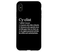 Carcasa para iPhone XS MAX Divertido Diccionario Definición Ciclista Día Mundial de la Bicicleta Humor