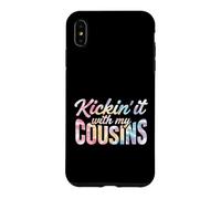 Carcasa para iPhone XS MAX Divertido Dicho Kickin con Mis Primos Sarcástico