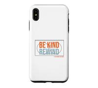 Carcasa para iPhone XS MAX Divertido Dicho nostálgico Be Kind Rewind VHS