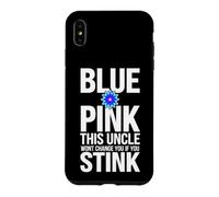 Carcasa para iPhone XS MAX Divertido Dicho Rosa This Uncle Wont Change You If You Stink