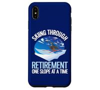 Carcasa para iPhone XS MAX Divertido esquí Alpino a través de la jubilación una Pendiente a la Vez