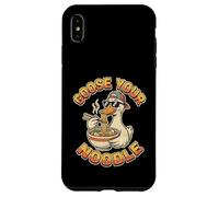Carcasa para iPhone XS MAX Divertido Ganso Juego de Palabras Humor Animal USA Tus Fideos