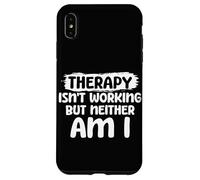 Carcasa para iPhone XS MAX Divertido Humor Oscuro Caos Mental Lucha Burnout