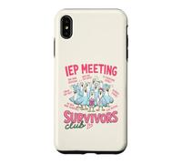 Carcasa para iPhone XS MAX Divertido IEP Reunión Survivors Club Maestro Educación Especial