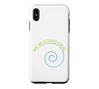 Carcasa para iPhone XS MAX Divertido Juego de Palabras de microbiología Nos Estamos volviendo virales