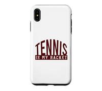 Carcasa para iPhone XS MAX Divertido Juego de Palabras de Tenis El Tenis es mi Raqueta