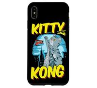 Carcasa para iPhone XS MAX Divertido Kitty Kong Peluche Monstruo Gatito Gato Atigrado