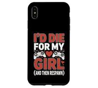 Carcasa para iPhone XS MAX Divertido Novio Jugador Muere por mi Chica y Luego responde Broma