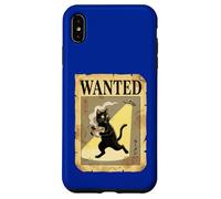 Carcasa para iPhone XS MAX Divertido póster de Gato japonés Extraterrestre Que se Busca Ramen, Anime Kawaii