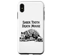 Carcasa para iPhone XS MAX Divertido Sable Diente Muerte Ratón Mal Nombre Animal Incorrecto Broma Estúpida