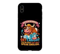 Carcasa para iPhone XS MAX Divertido Secreto de Vaca Recuerda si Nos pillan Humor