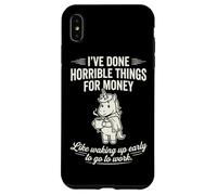 Carcasa para iPhone XS MAX Divertido Unicornio Sarcástico Despertar Temprano Humor Mágico Cansado