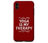 Carcasa para iPhone XS MAX Divertido Yoga Terapia Instructor Fitness Paz Mediación Amor