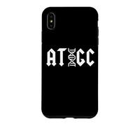 Carcasa para iPhone XS MAX Divertidos Pares de Bases de ADN ATGC Maestro de Ciencias de biología Molecular