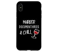 Carcasa para iPhone XS MAX Documentales de Asesinato y frío Verdadero Crimen y Amantes del Vino