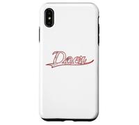 Carcasa para iPhone XS MAX Doer Entrepreneur High Achiever Vintage Varsity Distressed