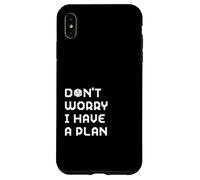 Carcasa para iPhone XS MAX Don't Worry I Have A Plan Gamer RPG Role Playing D20 Dice