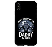 Carcasa para iPhone XS MAX Don't Worry Kitten Daddy is Here: Werewolf Protector Fantasy