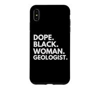 Carcasa para iPhone XS MAX Dope Black Woman Geólogo empoderado Mes de la Historia Negra