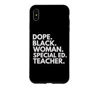 Carcasa para iPhone XS MAX Dope Black Woman Special ED Teacher Orgullo afroamericano