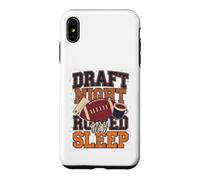 Carcasa para iPhone XS MAX Draft Night Arruined My Sleep Fantasía Fútbol Humor