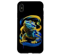 Carcasa para iPhone XS MAX Dragón Barbudo Colorido Lagarto Reptil Exótico Gecko Iguana